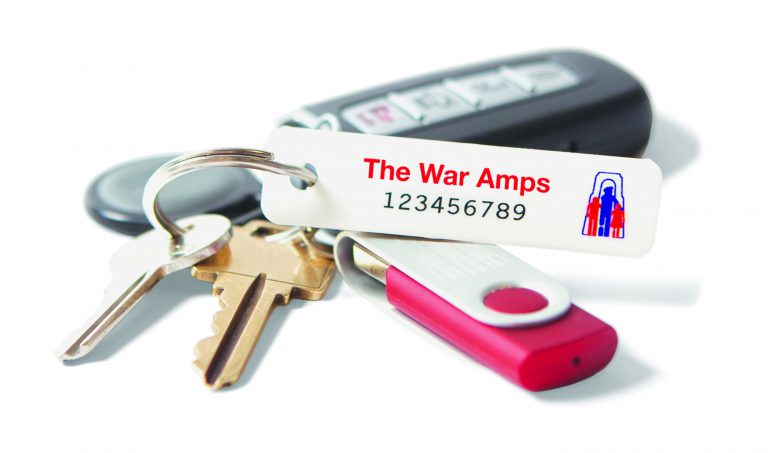 War Amps Key Tags Mailed Out for BC