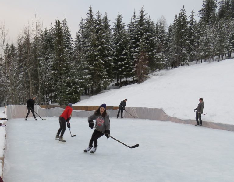 Outdoor rink officially opens at Morning Mountain Recreation Area