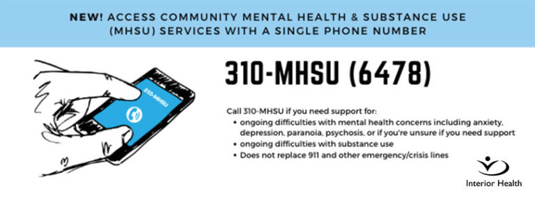 Access Local Mental Health & Substance use Services with a Single Phone