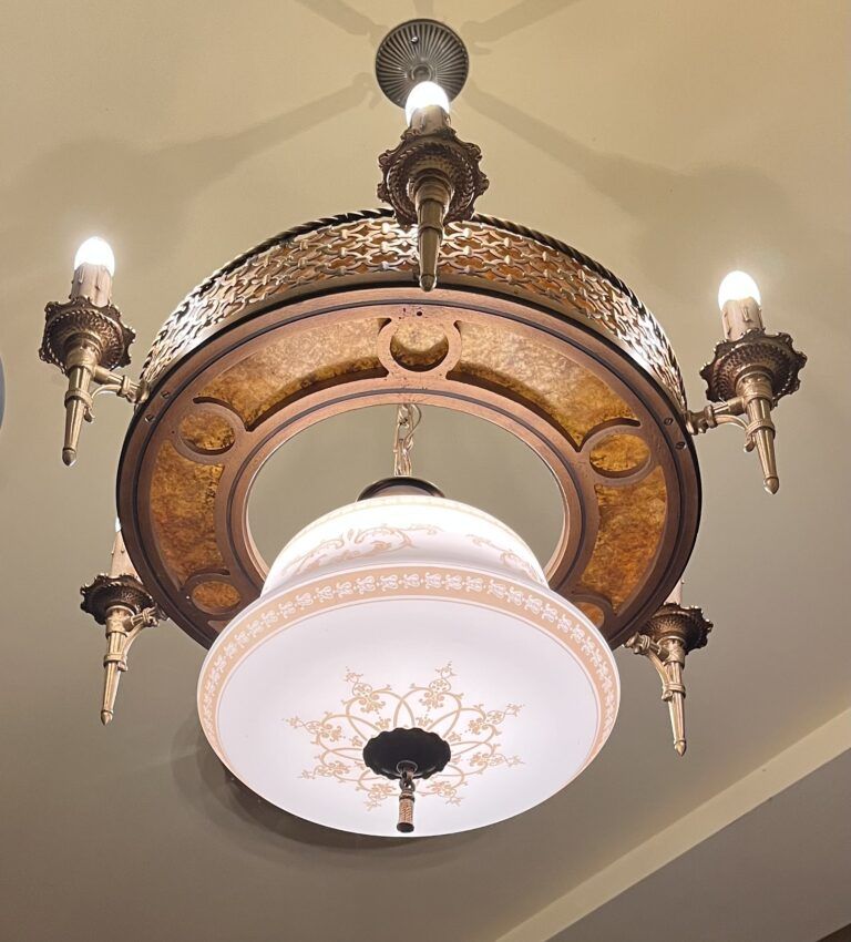 96-year-old chandelier returned to Capitol Theatre