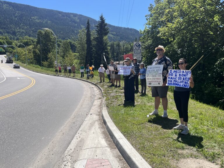 West Kootenay Transit Action Network rallies for improved services