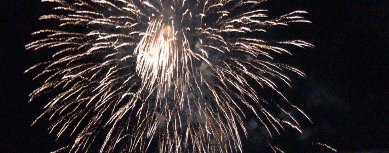 Canada Day fireworks in Nelson