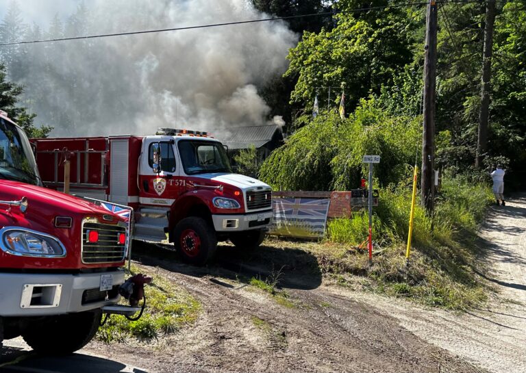 House fire near 5 Mile in Nelson