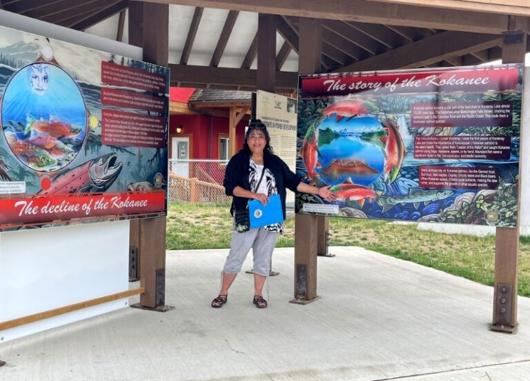 Creston Valley Rod and Gun Club unveils Kokanee Salmon interpretive signs at Balfour