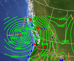 Coastal cyclone to have slight impact on West Kootenay weather